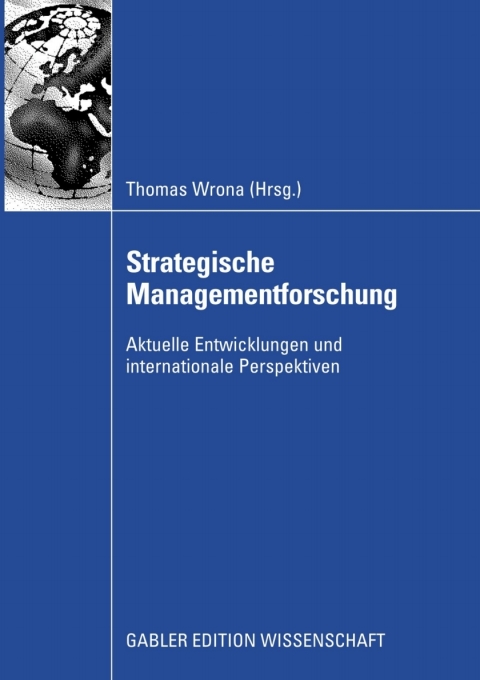 Cover image for book Strategische Managementforschung