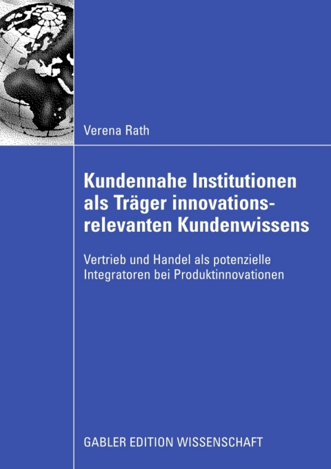 Cover image for book Kundennahe Institutionen als Träger innovationsrelevanten Kundenwissens