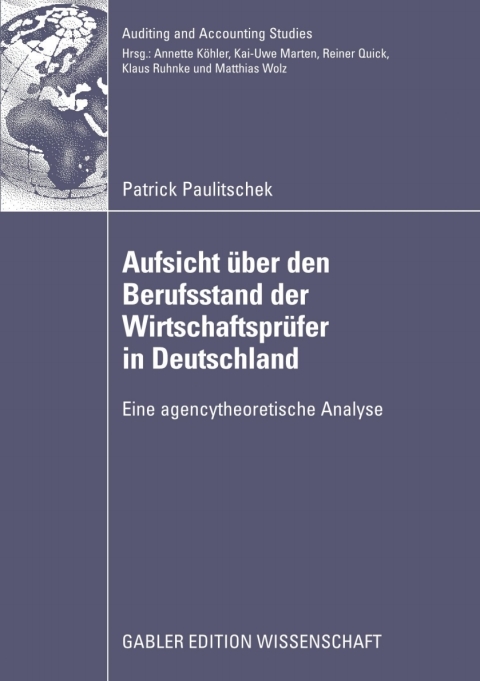 Cover image for book Aufsicht über den Berufsstand der Wirtschaftsprüfer in Deutschland