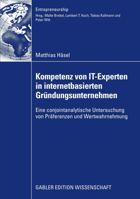 Cover image for book Kompetenz von IT-Experten in internetbasierten Gründungsunternehmen