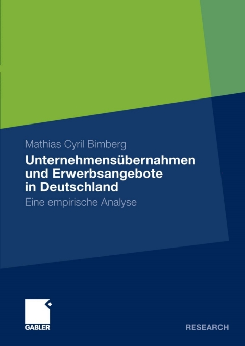 Cover image for book Unternehmensübernahmen und Erwerbsangebote in Deutschland