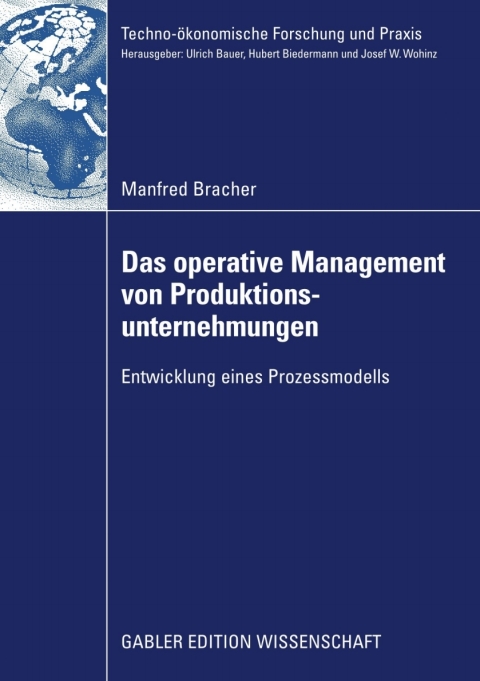 Cover image for book Das operative Management von Produktionsunternehmungen