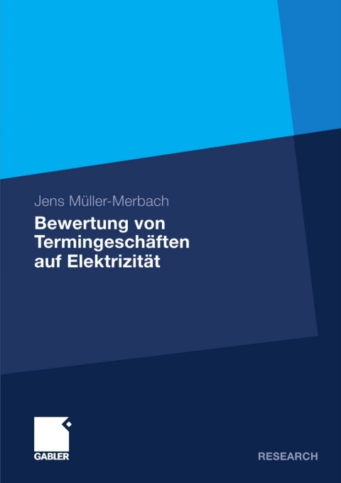 Cover image for book Bewertung von Termingeschäften auf Elektrizität