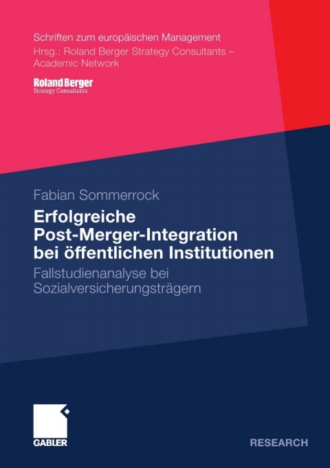 Cover image for book Erfolgreiche Post-Merger-Integration bei öffentlichen Institutionen