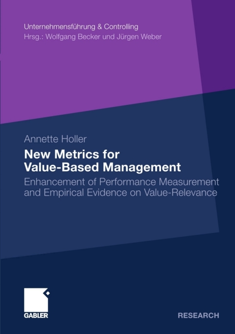 Cover image for book New Metrics for Value-Based Management