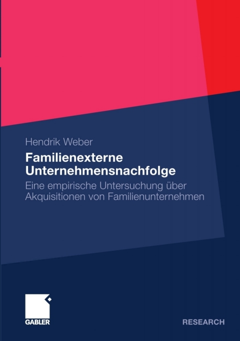 Cover image for book Familienexterne Unternehmensnachfolge