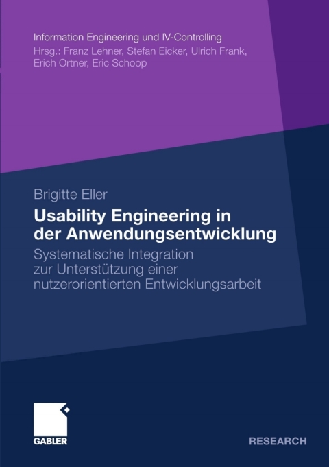 Cover image for book Usability Engineering in der Anwendungsentwicklung