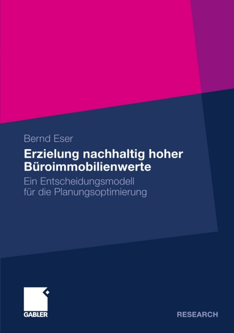 Cover image for book Erzielung nachhaltig hoher Büroimmobilienwerte