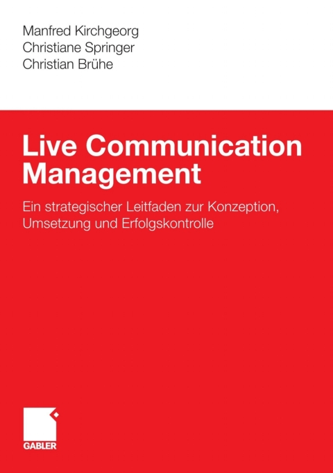 Cover image for book Live Communication Management
