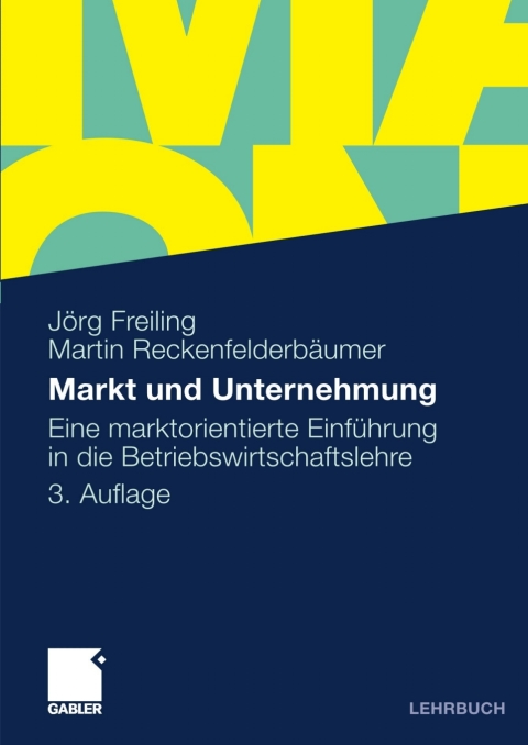 Cover image for book Markt und Unternehmung