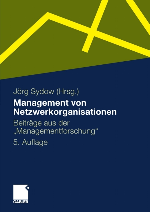 Cover image for book Management von Netzwerkorganisationen