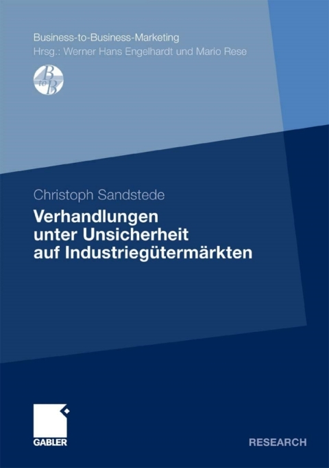 Cover image for book Verhandlungen unter Unsicherheit auf Industriegütermärkten