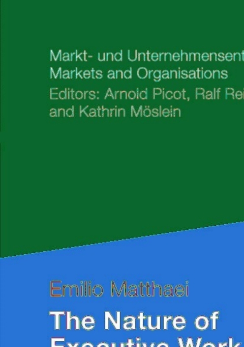 Cover image for book The Nature of Executive Work