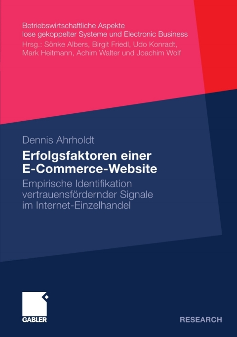 Cover image for book Erfolgsfaktoren einer E-Commerce-Website