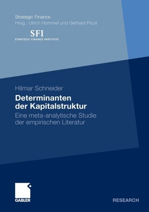 Cover image for book Determinanten der Kapitalstruktur