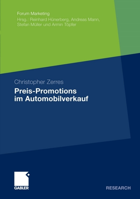 Cover image for book Preis-Promotions im Automobilverkauf