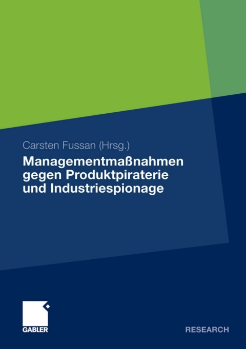 Cover image for book Managementmaßnahmen gegen Produktpiraterie und Industriespionage