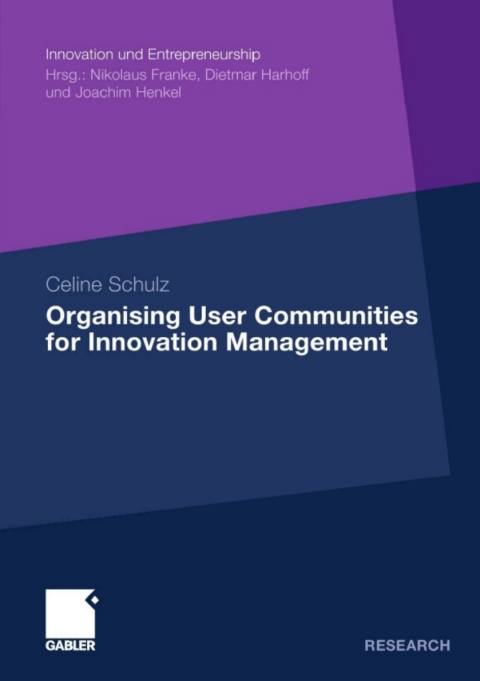 Cover image for book Organising User Communities for Innovation Management