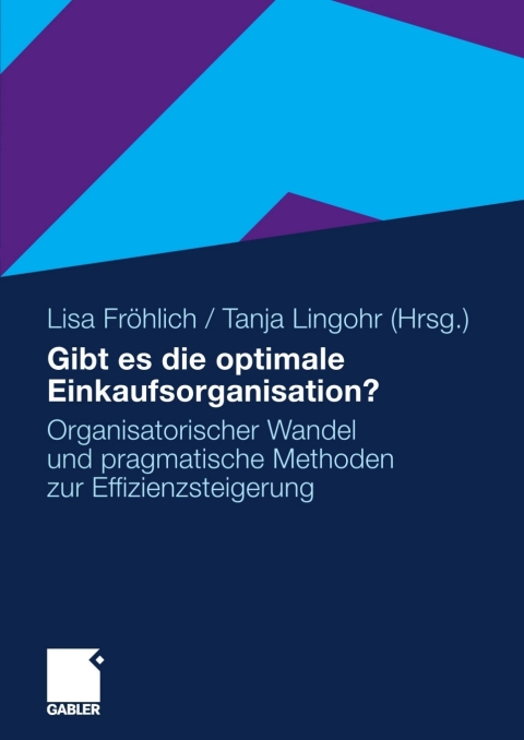 Cover image for book Gibt es die optimale Einkaufsorganisation?