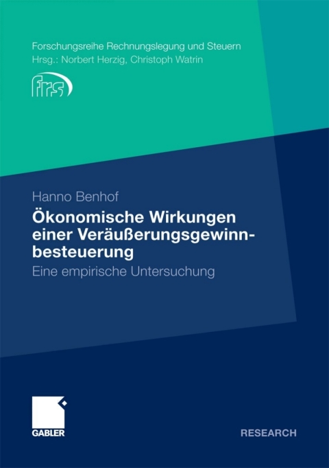 Cover image for book Ökonomische Wirkungen einer Veräußerungsgewinnbesteuerung