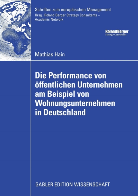 Cover image for book Die Performance von öffentlichen Unternehmen am Beispiel von Wohnungsunternehmen in Deutschland