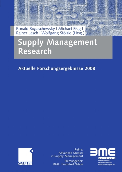 Cover image for book Supply Management Research