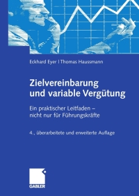 Cover image: Zielvereinbarung und variable Vergütung 4th edition 9783834916341