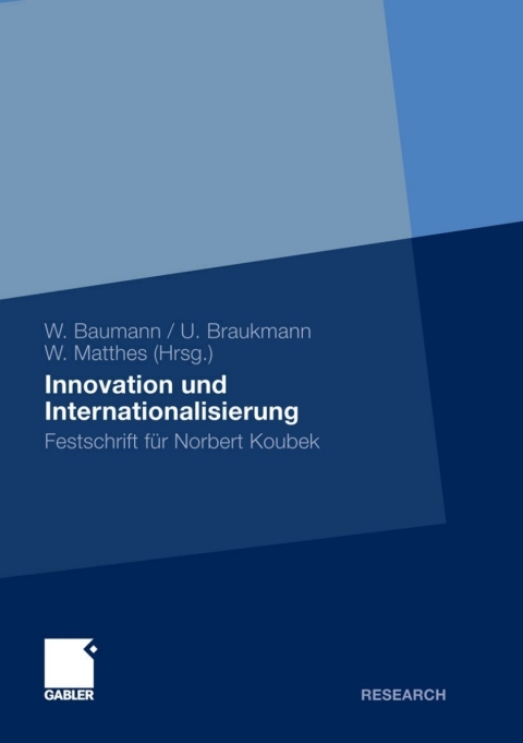 Cover image for book Innovation und Internationalisierung