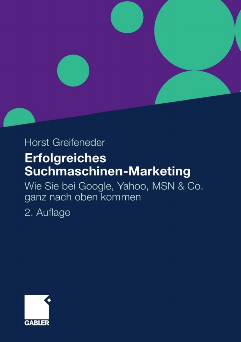 Cover image for book Erfolgreiches Suchmaschinen-Marketing