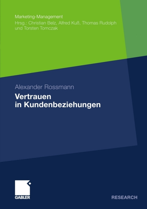 Cover image for book Vertrauen in Kundenbeziehungen