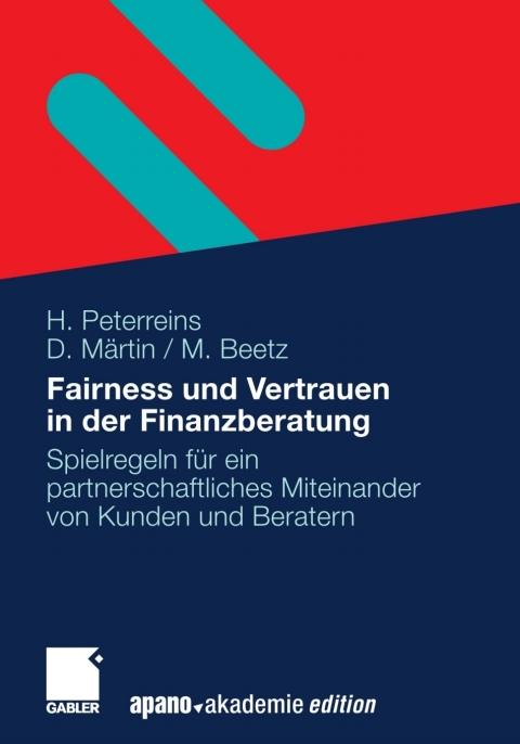 Cover image for book Fairness und Vertrauen in der Finanzberatung