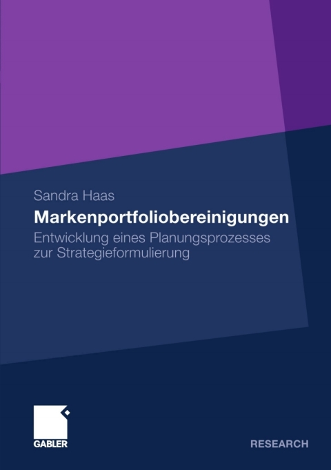 Cover image for book Markenportfoliobereinigungen