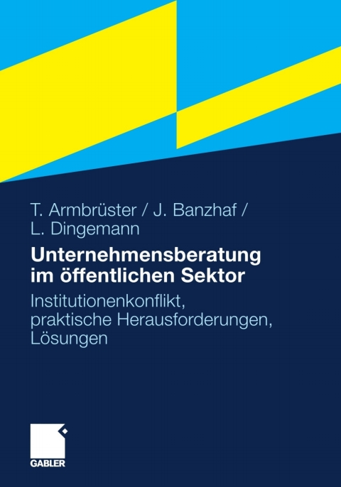 Cover image for book Unternehmensberatung im öffentlichen Sektor