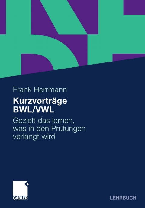 Cover image for book Kurzvorträge BWL/VWL