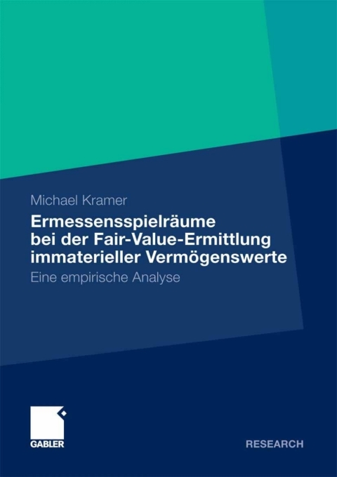 Cover image for book Ermessensspielräume bei der Fair-Value-Ermittlung immaterieller Vermögenswerte