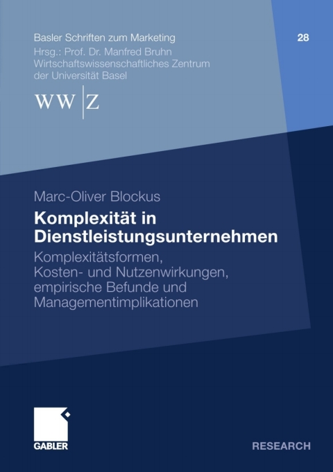 Cover image for book Komplexität in Dienstleistungsunternehmen