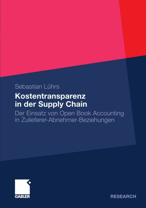 Cover image for book Kostentransparenz in der Supply Chain
