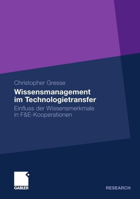 Cover image for book Wissensmanagement im Technologietransfer