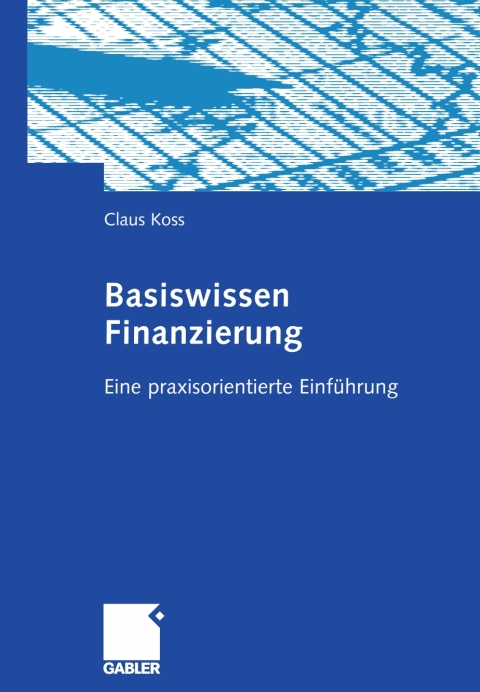 Cover image for book Basiswissen Finanzierung