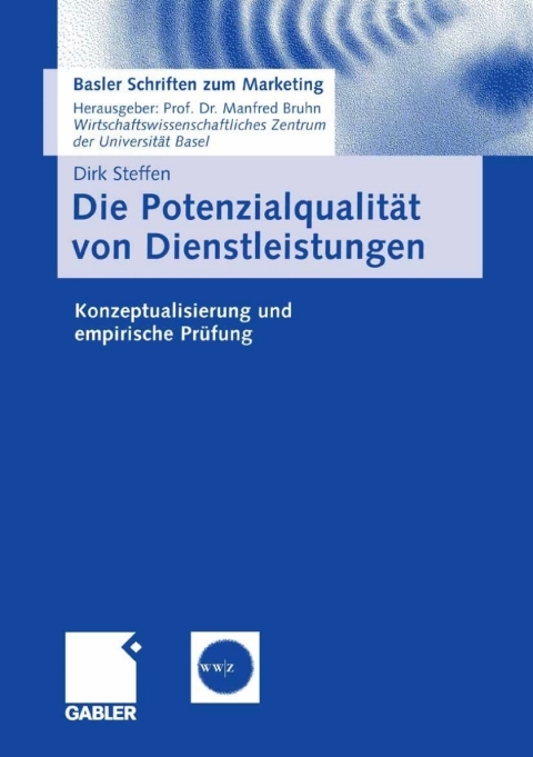 Cover image for book Die Potenzialqualität von Dienstleistungen