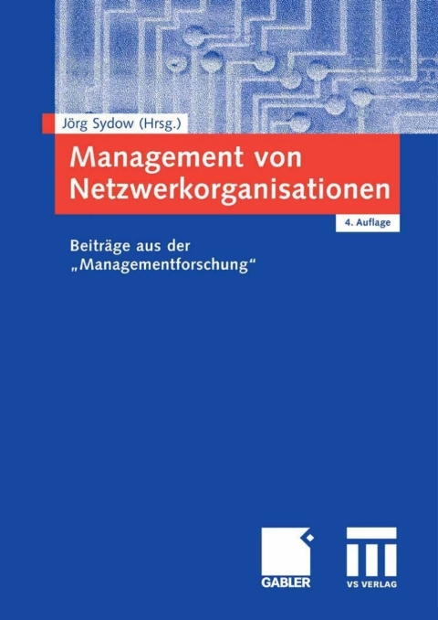 Cover image for book Management von Netzwerkorganisationen