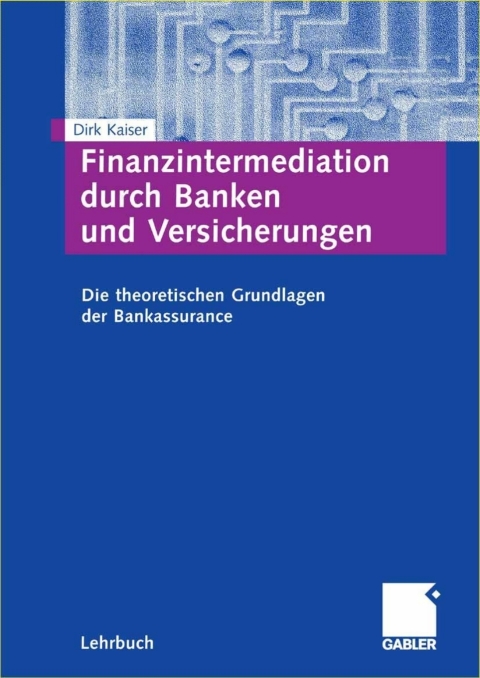 Cover image for book Finanzintermediation durch Banken und Versicherungen