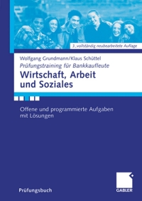 Cover image: Wirtschaft, Arbeit und Soziales 3rd edition 9783834900272