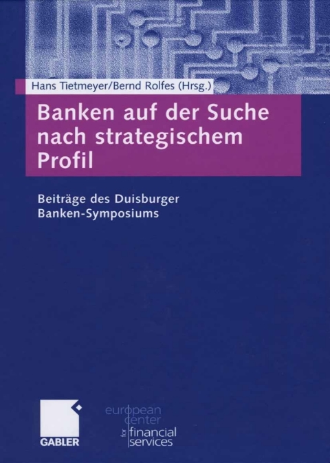 Cover image for book Banken auf der Suche nach strategischem Profil