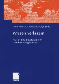 Cover image: Wissen verlagern 9783834903273