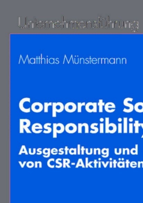Cover image for book Corporate Social Responsibility