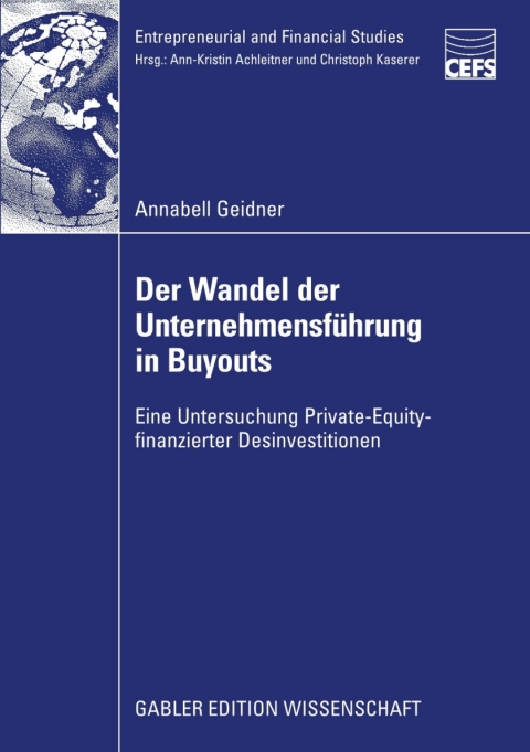 Cover image for book Der Wandel der Unternehmensführung in Buyouts