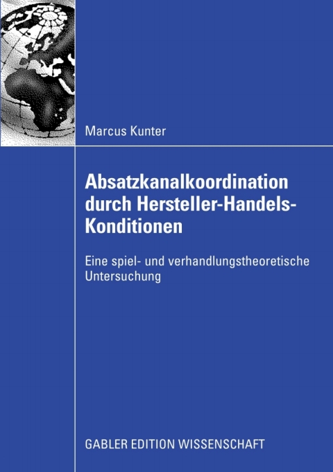 Cover image for book Absatzkanalkoordination durch Hersteller-Handels-Konditionen