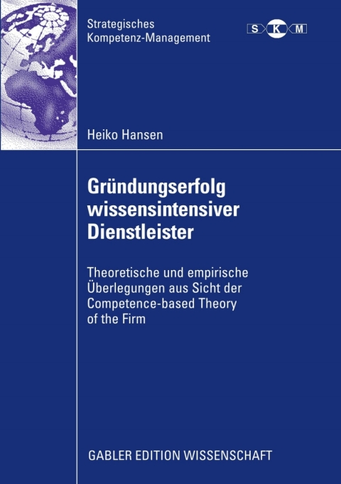 Cover image for book Gründungserfolg wissensintensiver Dienstleister