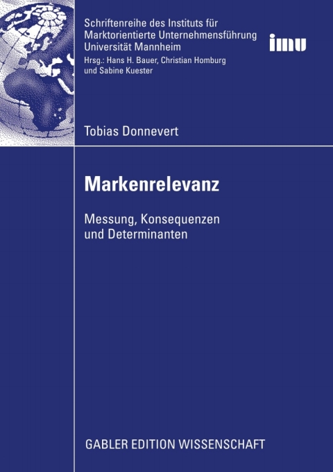 Cover image for book Markenrelevanz